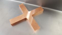 X Brass, Copper, Stainless Inlays 3 small