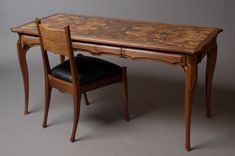 Walnut Burl Executive Desk 2 small