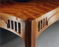 Figured Mahogany Executive Desk With Inlays 3 small