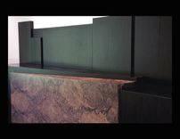 Ebonized White Oak And Walnut Burl Bed 2 small