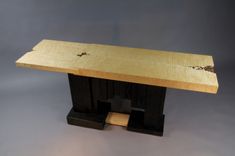 Carved And Charred Art Deco Console 2 small