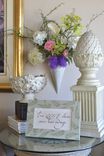 Floral Wall Hanging, Floral Wall Decor, Floral Basket, Wall Decor, Home Wall Decor, Wall Hanging 1 small