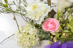 Floral Wall Hanging, Floral Wall Decor, Floral Basket, Wall Decor, Home Wall Decor, Wall Hanging 4 small