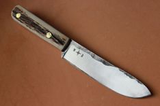 Firecreekforge.Com Hand Forged Spring Steel Frontier Mountain Man Knife Bushcraft Survival 1 small