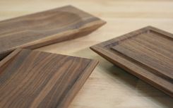 Large Walnut Cutting Board / Serving Trays 1 small