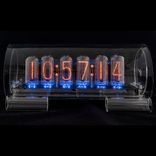 Large Glass Nixie Clock In-18 Model 1 small