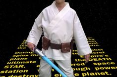 Star Wars Luke Skywalker Costume 2 Pieces Set 1 small