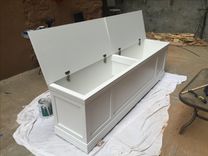 Victorian Style Storage Bench 3 small