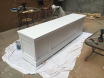 Victorian Style Storage Bench 2 small