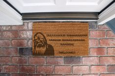 Custom Door Mats --Dm-Coir-Chewbacca 1 small