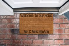 Custom Door Mats --Dm-Coir-Hanson 1 small