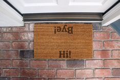 Custom Door Mats --Dm-Coir-Hibye 1 small