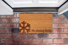 Custom Door Mats --Dm-Coir-Jimenezfamily 1 small