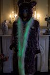 Playa Coat - Ideal For Burning Man - Light Up Collar, Soft Lining 2 small