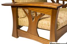 Arbor Morris Chair In Sapele 3 small