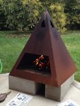 Outdoor Steel Chiminea-Fireplace 1 small