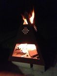 Outdoor Steel Chiminea-Fireplace 3 small