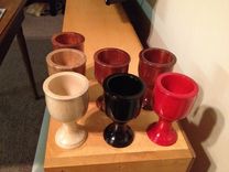 Wood Cup Turnings 1 small