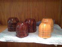 Wood Cup Turnings 3 small
