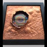 Don't Get To - Flame Painted, Inked, And Hammered Copper Wall Art. Framed. 3 small