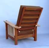 Mahogany And Maple Morris Chair 2 small
