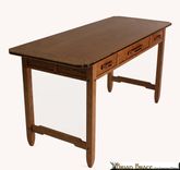 Brace Greene And Greene Desk 3 drawer desk  (Cherry And Ebony) 1 small