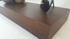 Floating Wall Shelf Shelves 60 Inch Walnut Color Labor Day Sale Wall Modern Decor 1 small