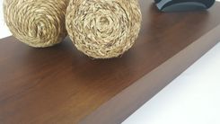 Floating Wall Shelf Shelves 48 Inch Walnut Color Labor Day Sale Wall Modern Decor 1 small