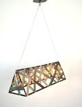 Wine Barrel Ring Island Light - Pulau - Made From Retired California Wine Barrel Rings! 2 small