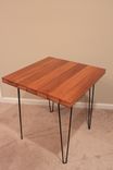 Hairpin Solid Iroko Table 6 small