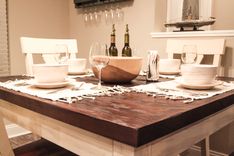 Rustic Farmhouse Table And Storage Bench 4 small