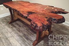 Redwood Natural Edge Dining Table 1 small