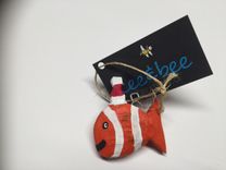Hand Carved Christmas Ornaments 5 small