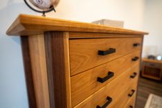Walnut + Cherry Dresser 1 small