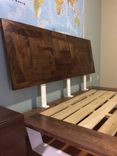 Walnut And Steel Platform Bed 2 small