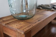 Reclaimed 80+ Year Old Barnwood Bench - Solid Wood, Handmade 2 small