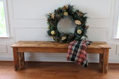 Reclaimed 80+ Year Old Barnwood Bench - Solid Wood, Handmade 3 small