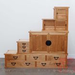 A Combination Of Step Tansu And Isho Tansu. 1 small