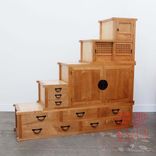 A Combination Of Step Tansu And Isho Tansu. 2 small
