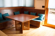Breakfast Room Table And Bench. 2 small