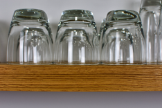 Open Shelving Kitchen, Open Shelving Unit, Light Shelf, Hanging Hardware, Custom Wood Shelves 1 small