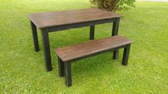 Farmhouse Dining Table And Bench 5 small