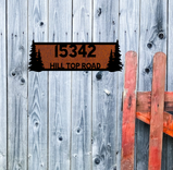 Personalized Metal Address Sign 3 small