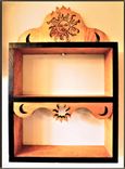 Custom Shelves,Wall Shelf, Display Shelf, Shadow Box Shelf,Sun And Moon Wall Art,Shelves,Spice Rack 1 small