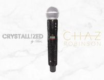 Custom Crystallized Microphone Singer Performer Stage Music Mic Bling European Crystals Bedazzled 1 small