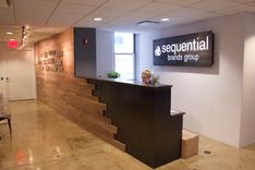 Solid Walnut And Steel Reception Desk 1 small