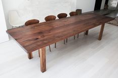 Solid Walnut Dining Table 1 small