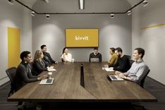 Solid Fumed Oak Conference Table 1 small