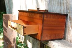Jewlery Box Made Of: Pommele Sapele, Sapele, Laurel Ash Burl, Wenge, And Cherry 5 small
