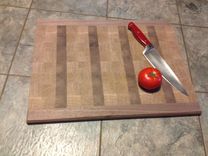 End Grain Cutting Board; 6 small